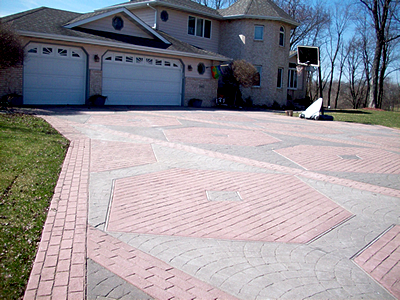 stamped-concrete-driveway-midgett-concrete-crown-point-indiana